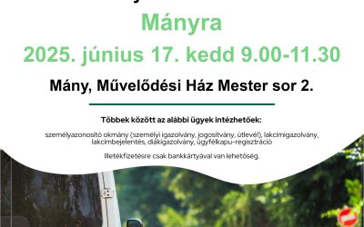 Kormányablakbusz érkezik – 2025.06.17.